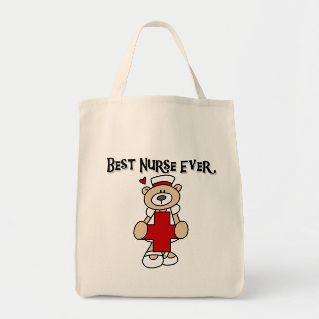 Best Nurse Ever T-shirts and Gifts Tote Bag (Front)
