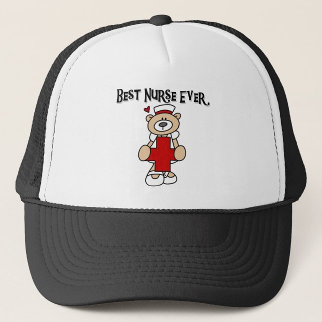Best Nurse Ever Tshirts and Gifts Trucker Hat (Front)