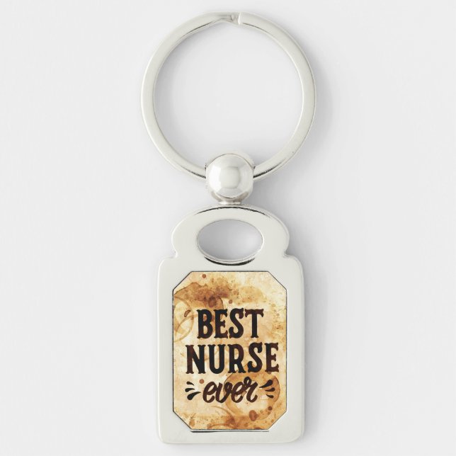Best Nurse  Key Ring (Front)