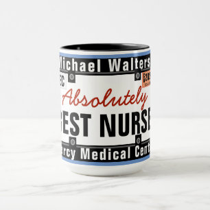Best Nurse Mug Funny License Plate