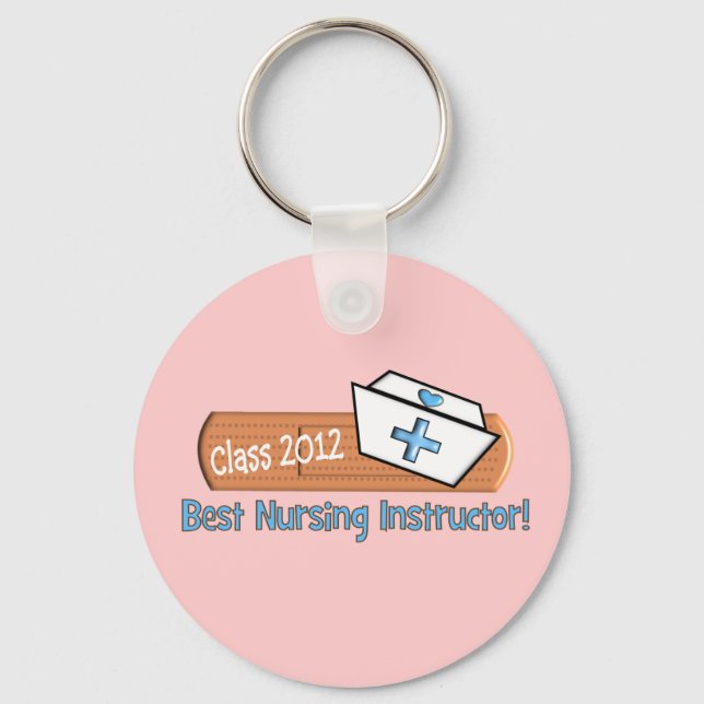 Best Nursing Instructor Key Chain (Front)
