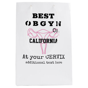 Best OBGYN on Town or City Gynaecologist Medium Gift Bag