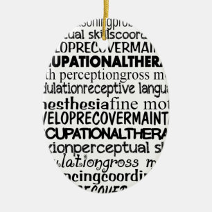 Best Occupational Therapy Gifts Ceramic Tree Decoration