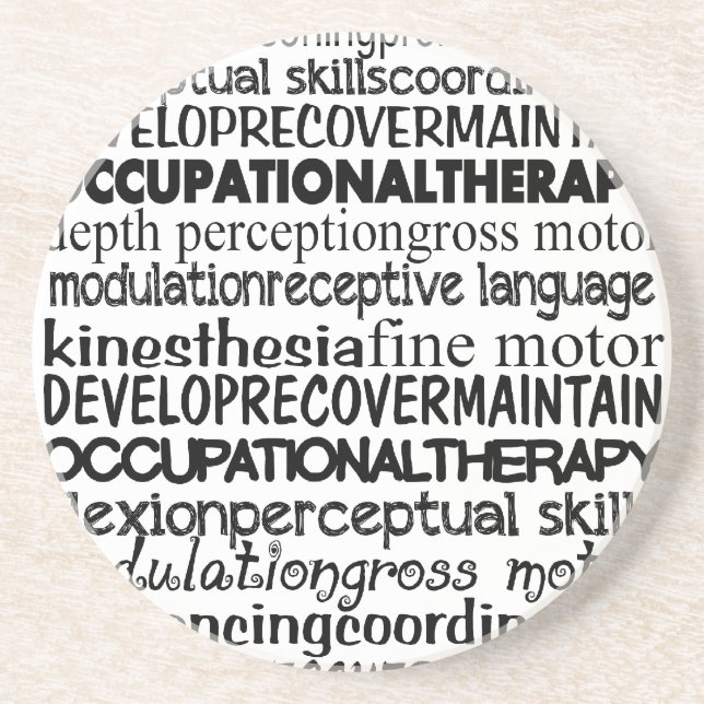 Best Occupational Therapy Gifts Coaster (Front)
