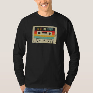 Best of 1949 Cassette Tape Retro Vintage 74th Birt T-Shirt