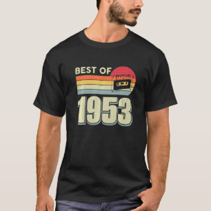 Best Of 1953 Vintage Retro Cassette Tape 69th Birt T-Shirt