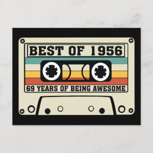 Best of 1956 69 years of being awesome holiday postcard