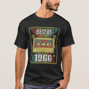 Best Of 1966 Retro Vintage Cassette Tape Classic M T-Shirt
