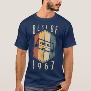 Best Of 1967 55 Year Old Gifts Cassette Tape 55th T-Shirt