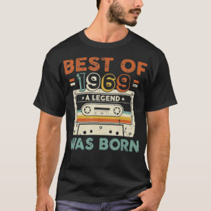 Best Of 1969, Vintage 52nd Birthday Cassette Tape T-Shirt