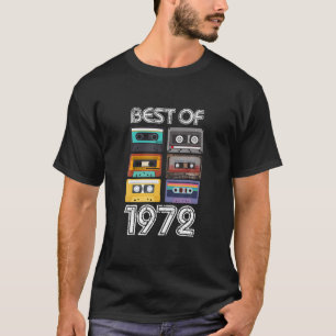 Best Of 1972 Music Retro 80S Playlist T-Shirt