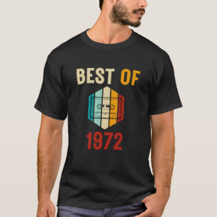 Best Of 1972 Retro Vintage Cassette Tape Gifts T-Shirt