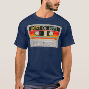 Best Of 1973 48th Birthday Gifts Cassette Tape T-Shirt