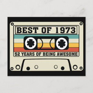 Best of 1973 52 years of being awesome  holiday postcard