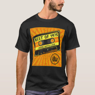 Best of 1975 Birthday Cassette  Love T-Shirt