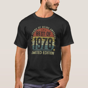 Best Of 1978 45 Year Old Birthday 2 T-Shirt