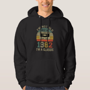 Best Of 1982 40th Birthday   40 Year Old Hoodie