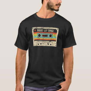 Best of 1982 Vintage 40 Year Old Men Women 40th Bi T-Shirt