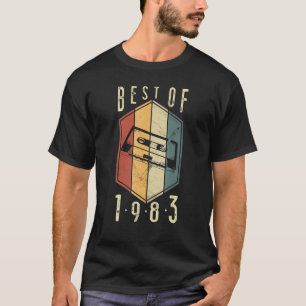 Best Of 1983 39 Year Old Cassette Tape 39th Birth T-Shirt