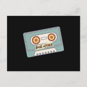 best of 1983-cassette tape with the best of 1983. postcard