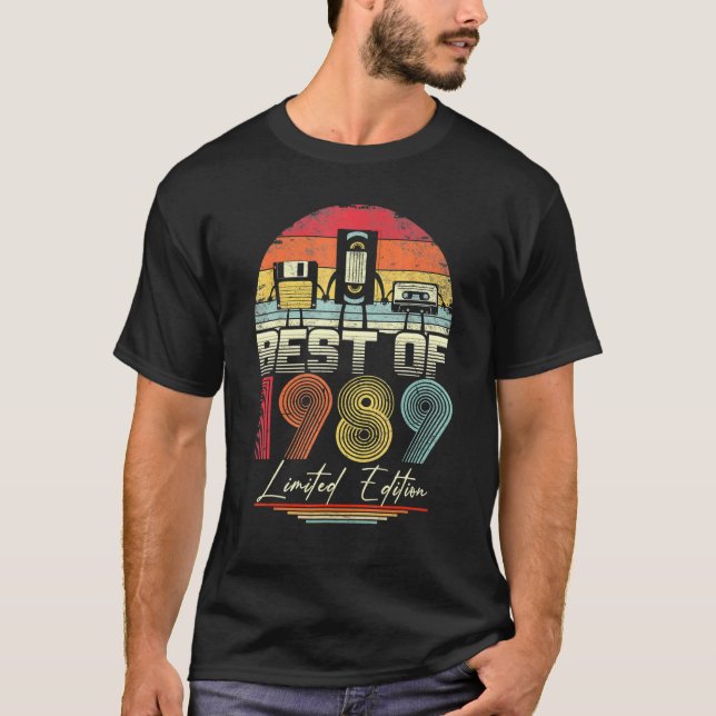 Best Of 1989 33rd Birthday   33 Year Old T-Shirt (Front)