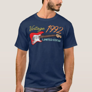 Best of 1992 Birthday Guitar lovers 30th Birthday T-Shirt