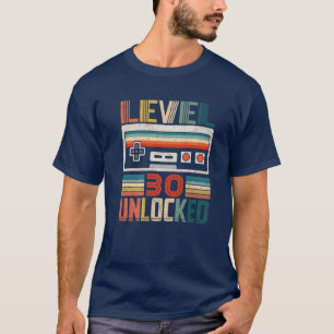 Best Of 1992 Unlocked Level 30 Birthday Gift Vinta T-Shirt
