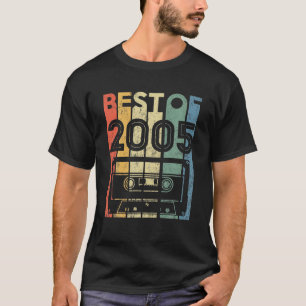 Best Of 2005 17 Year Old Gifts Cassette Tape 17Th T-Shirt