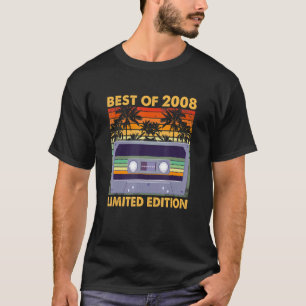 Best Of 2008 15 Year Old 15th Birthday Cassette Ta T-Shirt