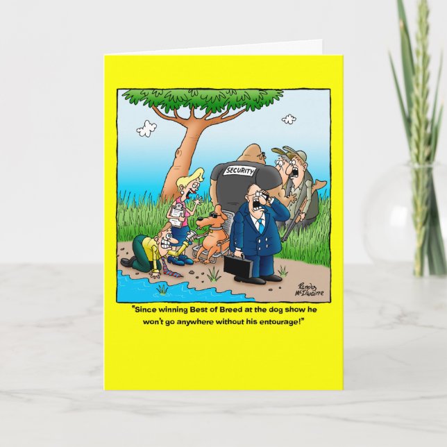 Best of Breed Funny Birthday Card (Front)