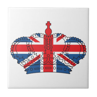 Best of British, Crown, Union Jack Ceramic Tile