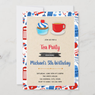 Best Of British party invitation