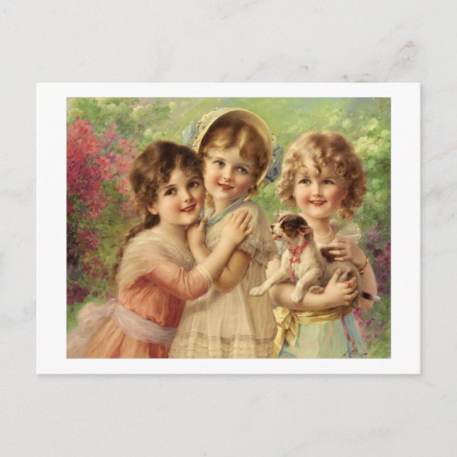 Best of Friends - Émile Vernon Postcard (Front)