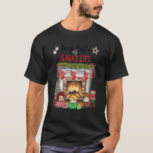 Best Of Gaga Life Fireplace Christmas T-Shirt