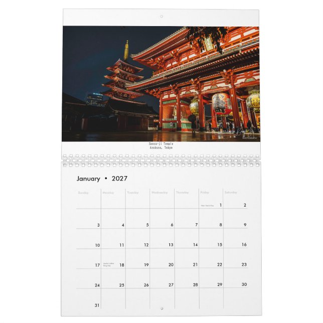 Best of Japan - 2026 Calendar (Jan 2027)