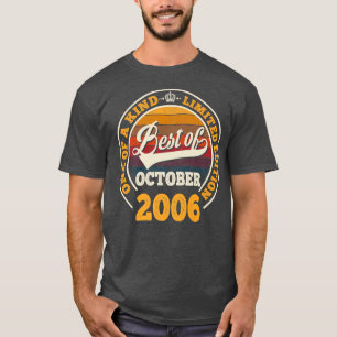 Best Of October 2006 16th Birthday Gift For 16 Yea T-Shirt