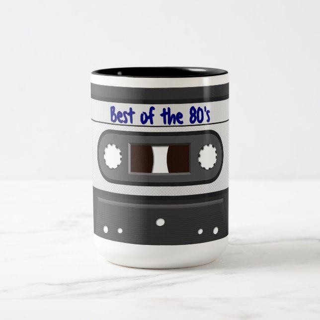 Best Of The 80's Retro Mix Tape Mug (Center)