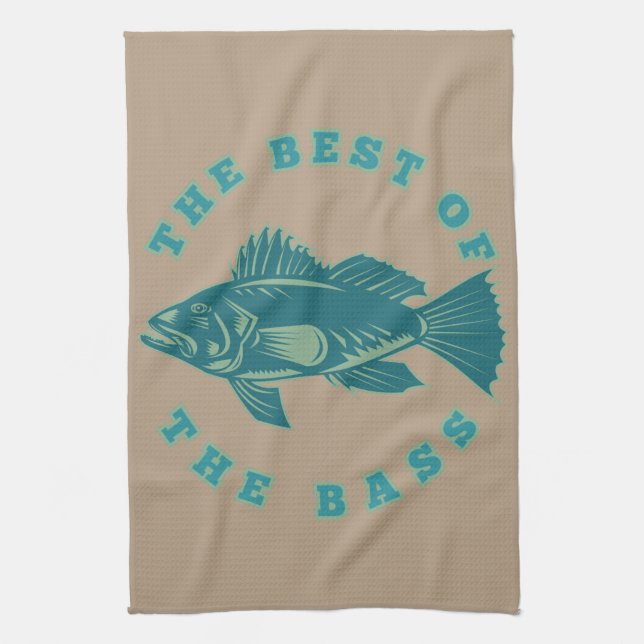 Best of the Bass Tea Towel (Vertical)