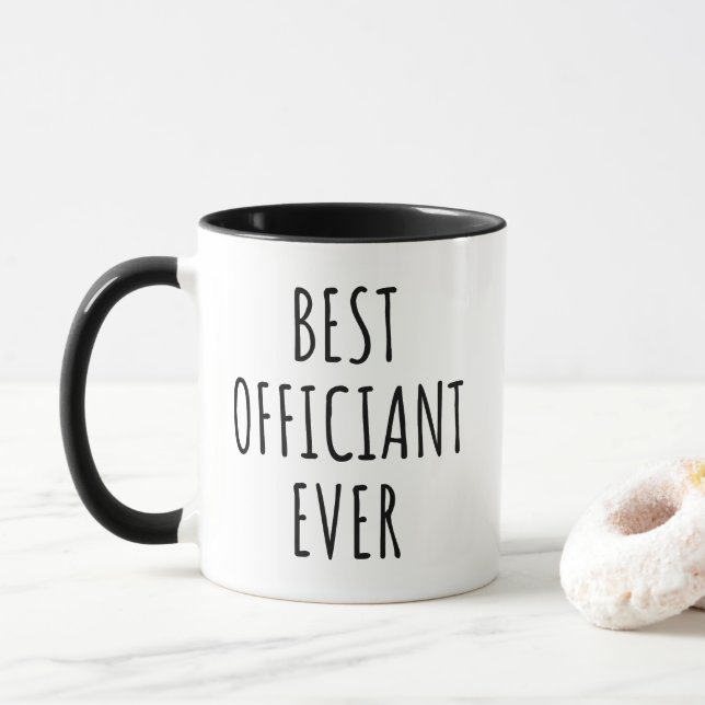 Best Officiant Ever Mug (With Donut)