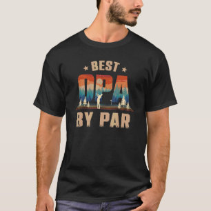 Best Opa By Far Men Golf Sunset Retro Decor Grandp T-Shirt