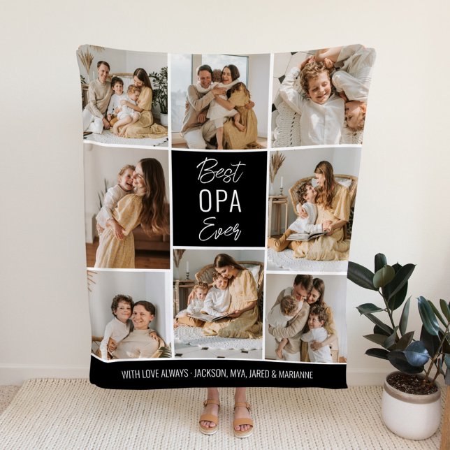 Best OPA Ever Custom Fleece Blanket (Creator Uploaded)
