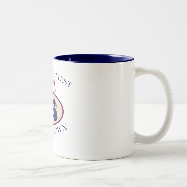Best Opa Hands Down Two-Tone Coffee Mug (Right)