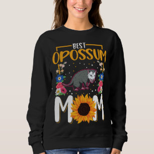 Best Opossum Mom Ever Trash Cat Possum Opossum Sweatshirt