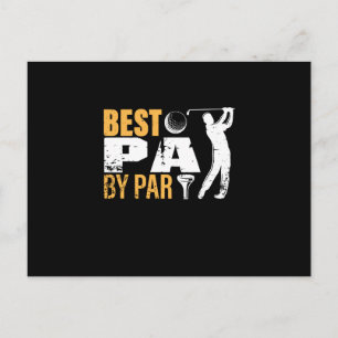Best Pa By Par Fathers Day Gifts Golf Lover Golfer Postcard