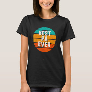 Best Pa Ever Retro Vintage Cool  Family T-Shirt