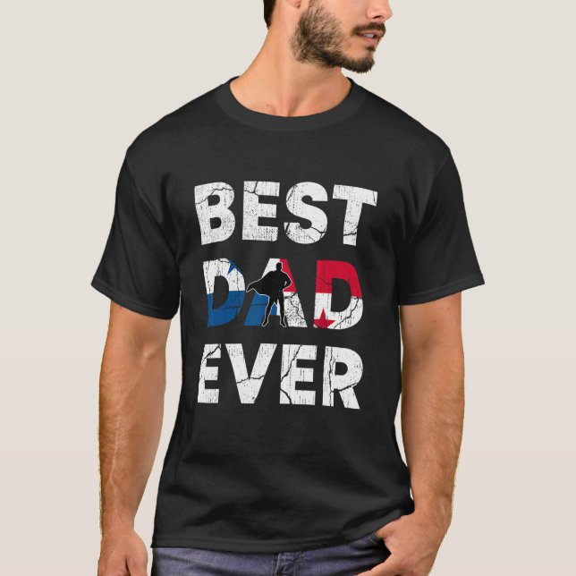 Best Panamanian Dad Ever Panama Daddy Father s Day T-Shirt (Front)