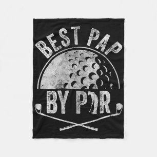 Best Pap By Par Shirt Golf Lover Sports Gift Golf  Fleece Blanket