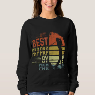 Best Pap Pap By Par Pap Pap Father's Day Gift Golf Sweatshirt