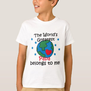 Best Papa Belongs to me T-Shirt