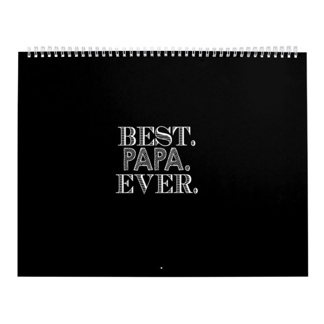 best papa ever calendar (Cover)